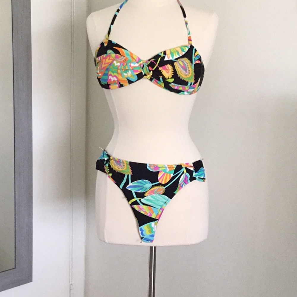 Trina Turk two piece bathing suit.